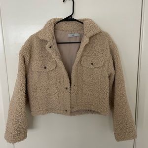 Adika Sherpa Cropped Jacket